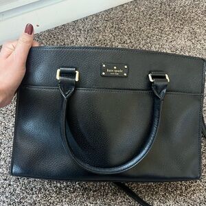 Kate Spade Black purse with shoulder strap